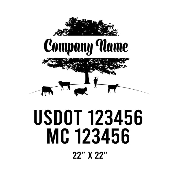 Farm USDOT Decals