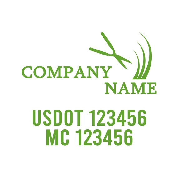 Lawn Care USDOT Decals