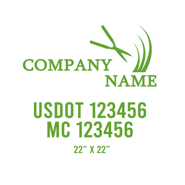 Lawn Care USDOT Decals