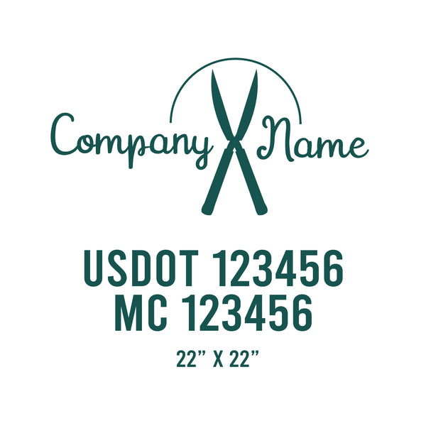 Lawn Care USDOT Decals