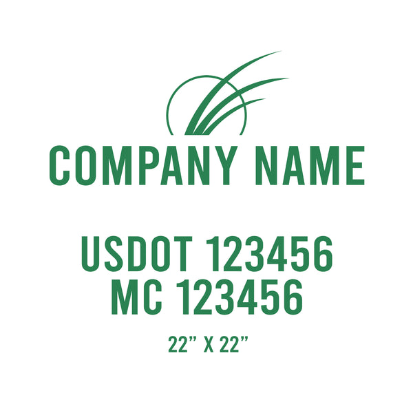 Lawn Care USDOT Decals