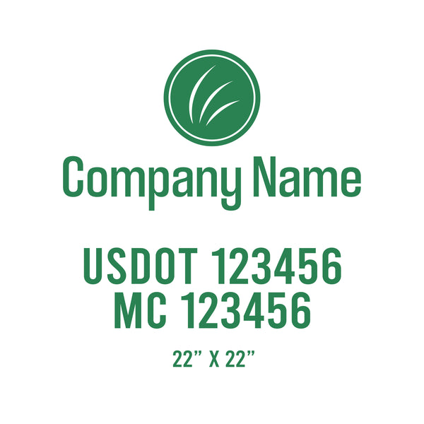 Lawn Care USDOT Decals