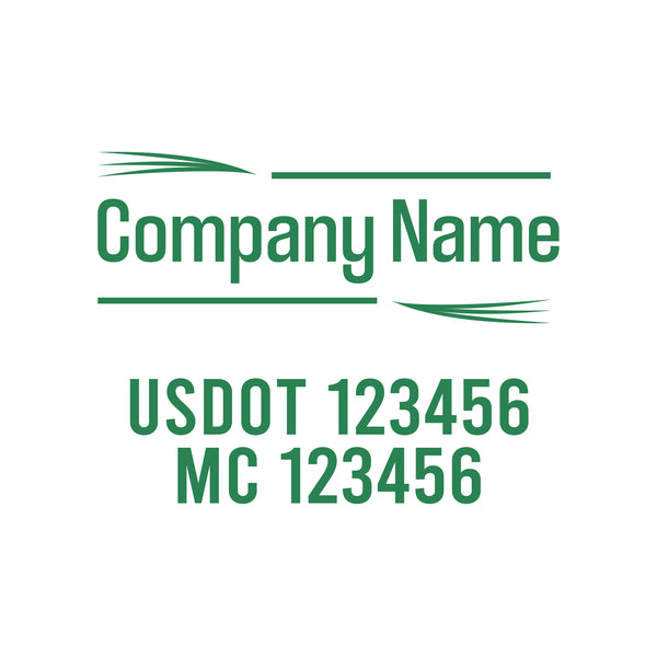 Lawn Care USDOT Decals