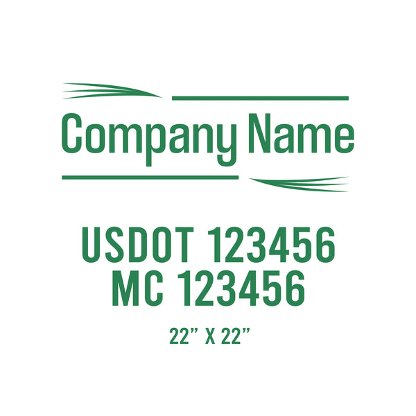 Lawn Care USDOT Decals