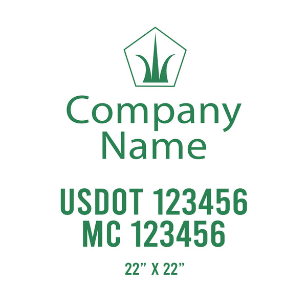 Lawn Care USDOT Decals