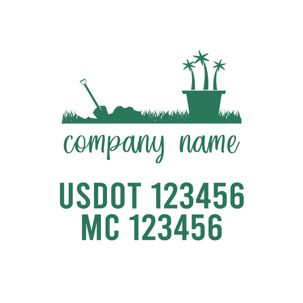 Lawn Care USDOT Decals