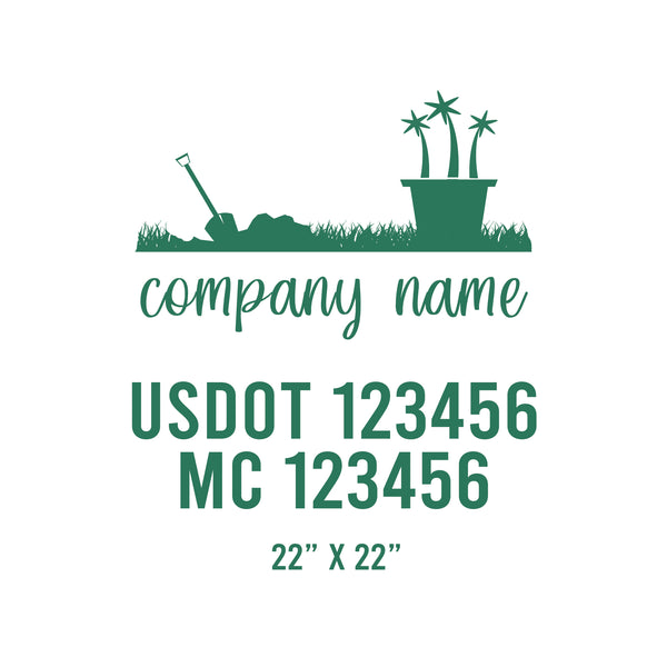 Lawn Care USDOT Decals