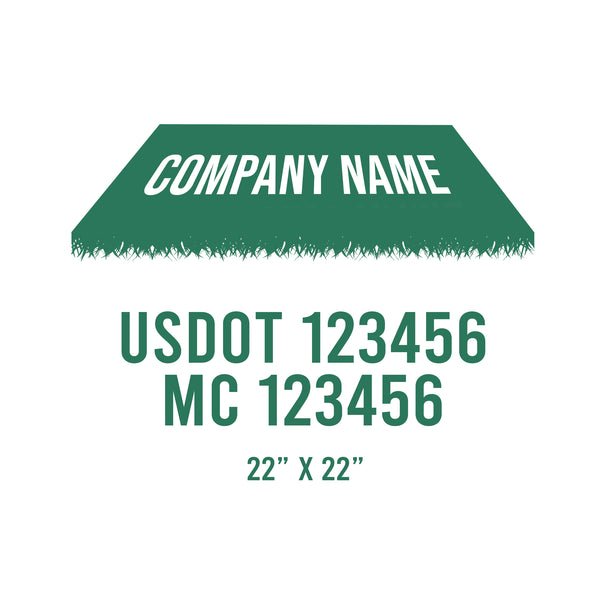 Lawn Care USDOT Decals