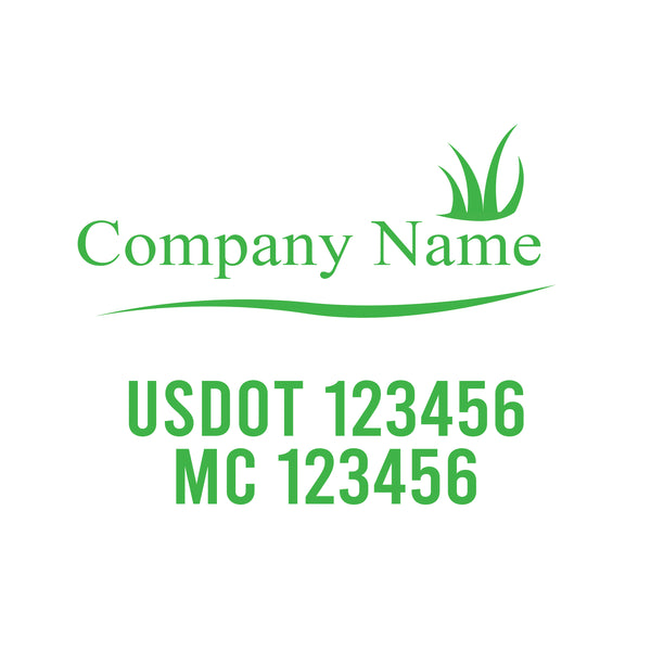Lawn Care USDOT Decals