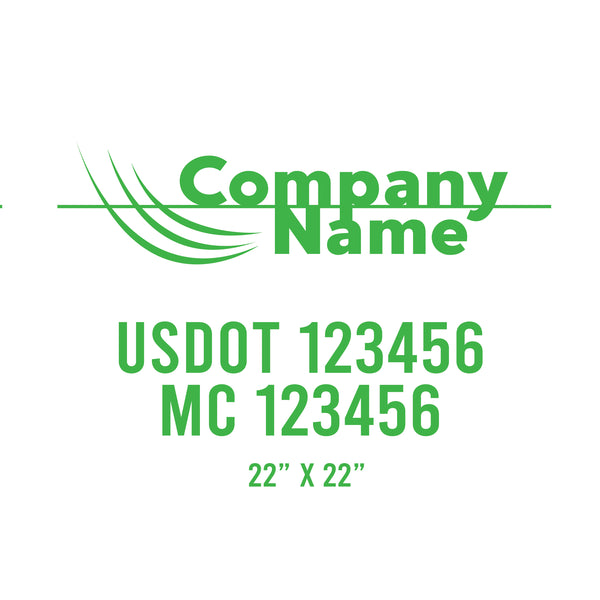 Lawn Care USDOT Decals