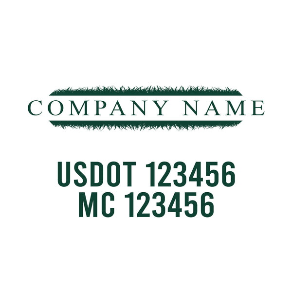 Lawn Care USDOT Decals