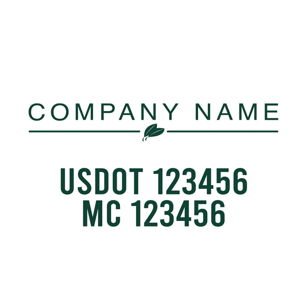 Lawn Care USDOT Decals