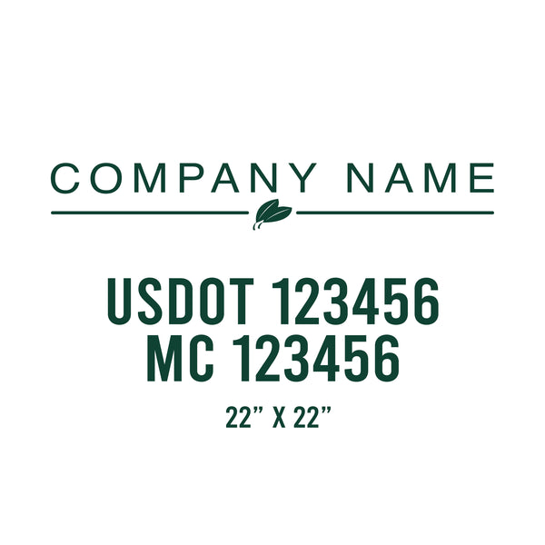 Lawn Care USDOT Decals