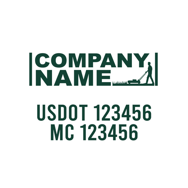 Lawn Care USDOT Decals