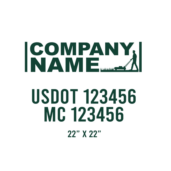 Lawn Care USDOT Decals
