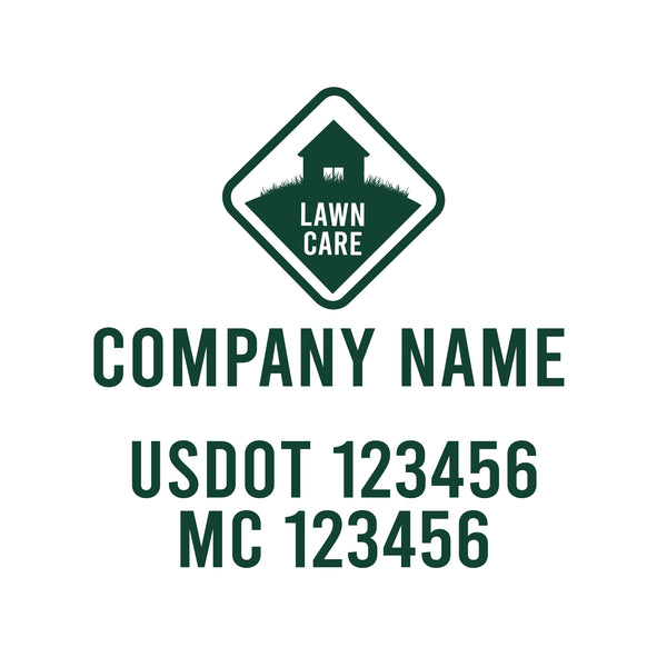 Lawn Care USDOT Decals