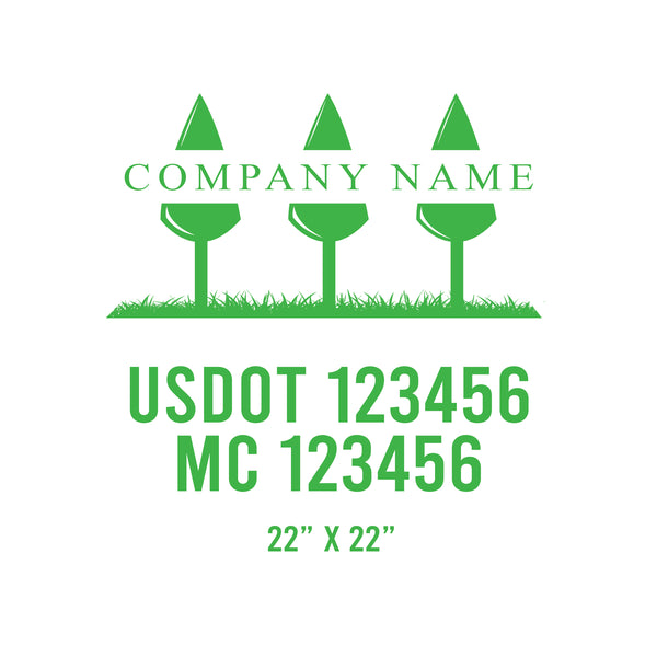 Lawn Care USDOT Decals