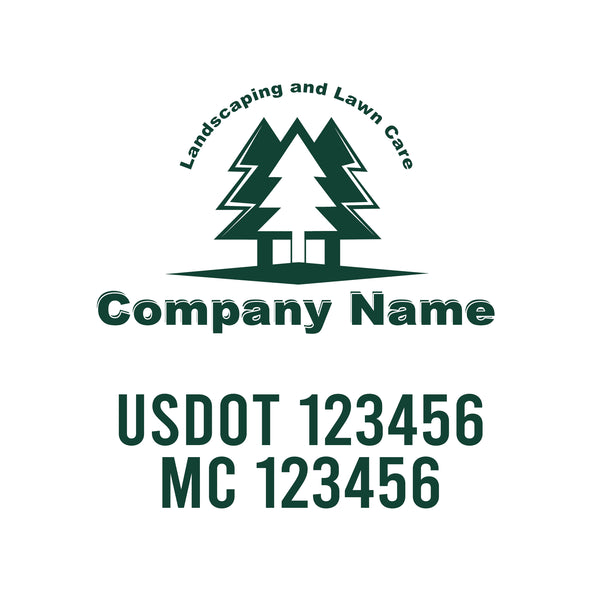 Lawn Care USDOT Decals
