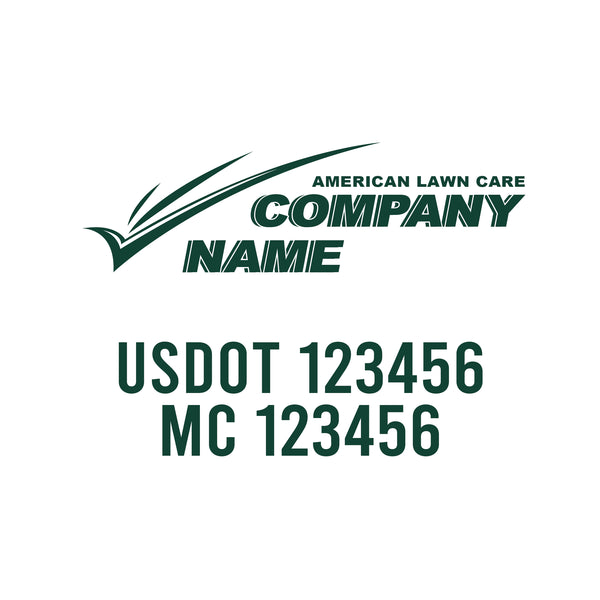 Lawn Care USDOT Decals