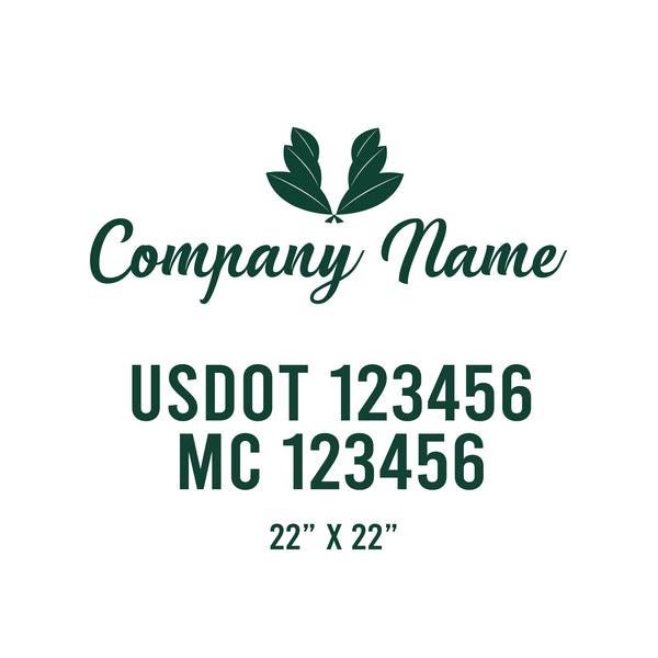 Lawn Care USDOT Decals