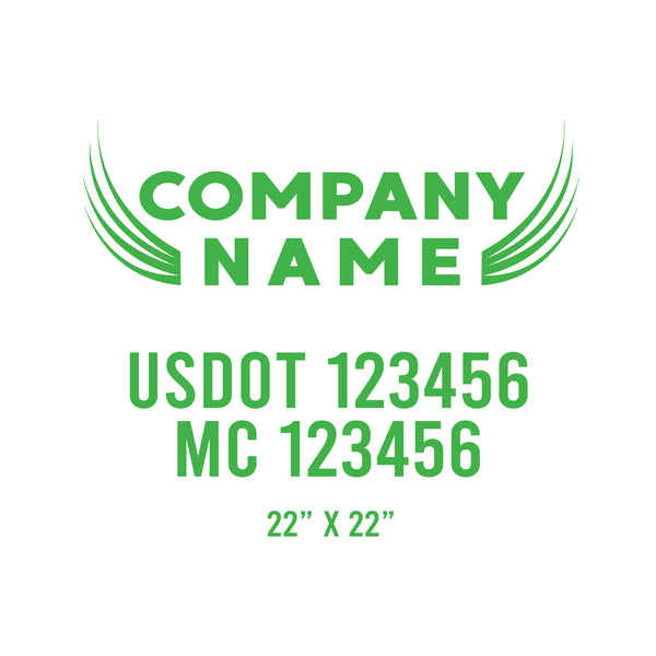 Lawn Care USDOT Decals