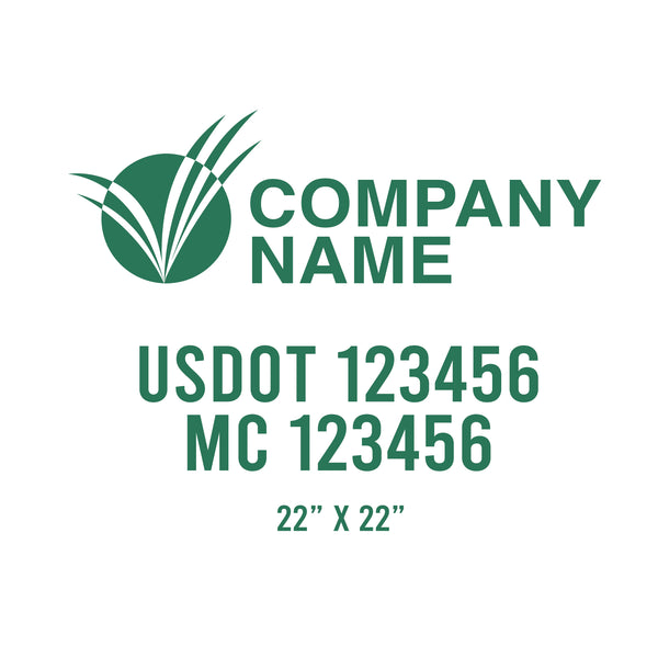 Lawn Care USDOT Decals