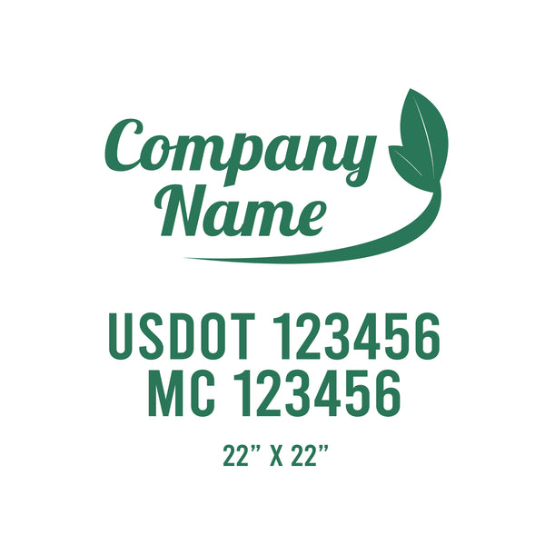 Lawn Care USDOT Decals