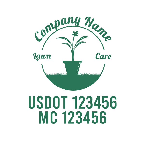 Lawn Care USDOT Decals