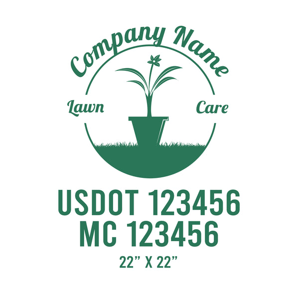 Lawn Care USDOT Decals