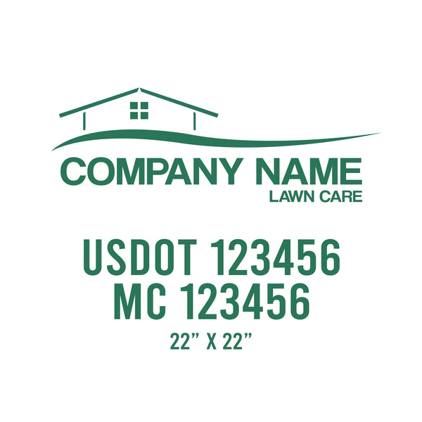 Lawn Care USDOT Decals