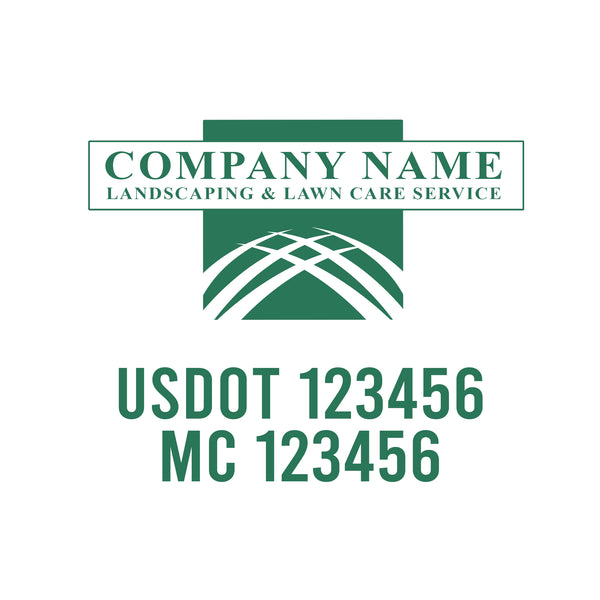 Lawn Care USDOT Decals