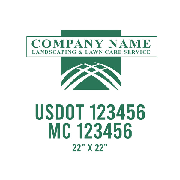 Lawn Care USDOT Decals