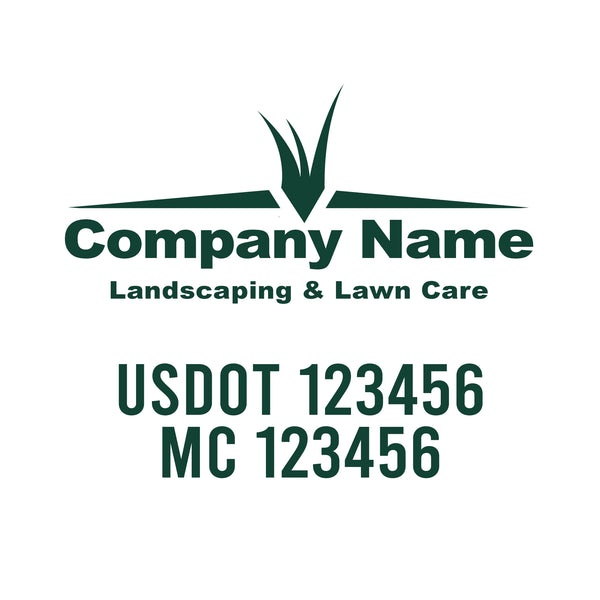 Lawn Care USDOT Decals