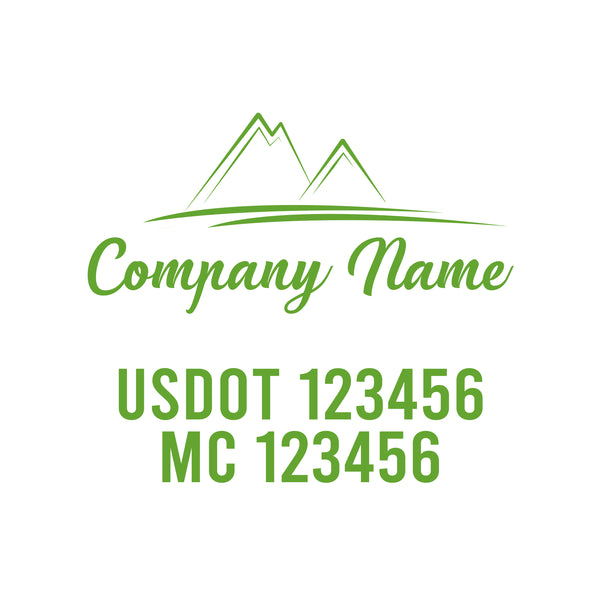 Lawn Care USDOT Decals