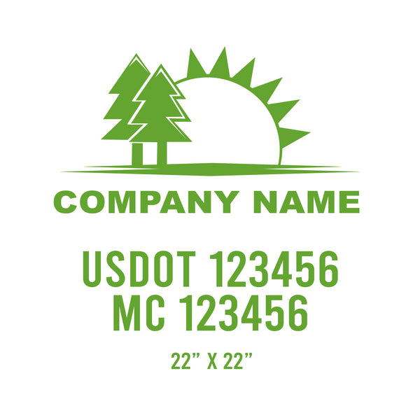 Lawn Care USDOT Decals