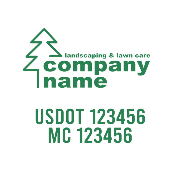 Lawn Care USDOT Decals