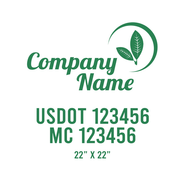 Lawn Care USDOT Decals