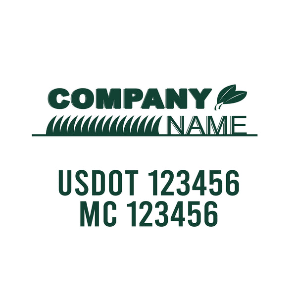 Lawn Care USDOT Decals