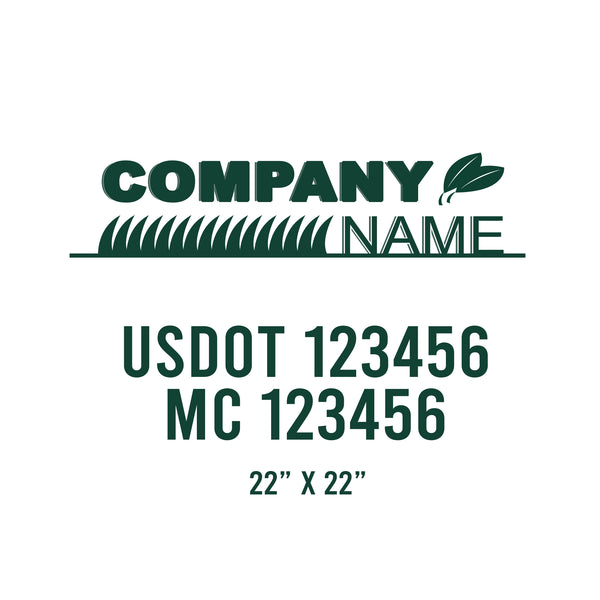 Lawn Care USDOT Decals