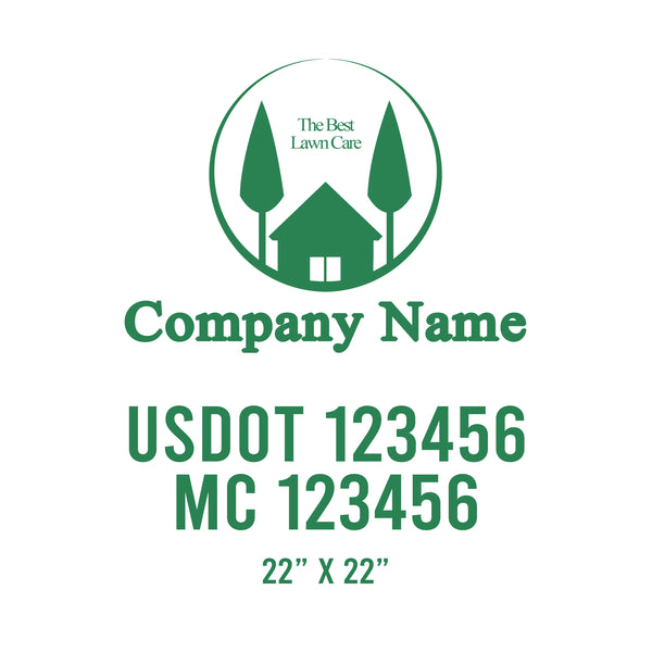 Lawn Care USDOT Decals
