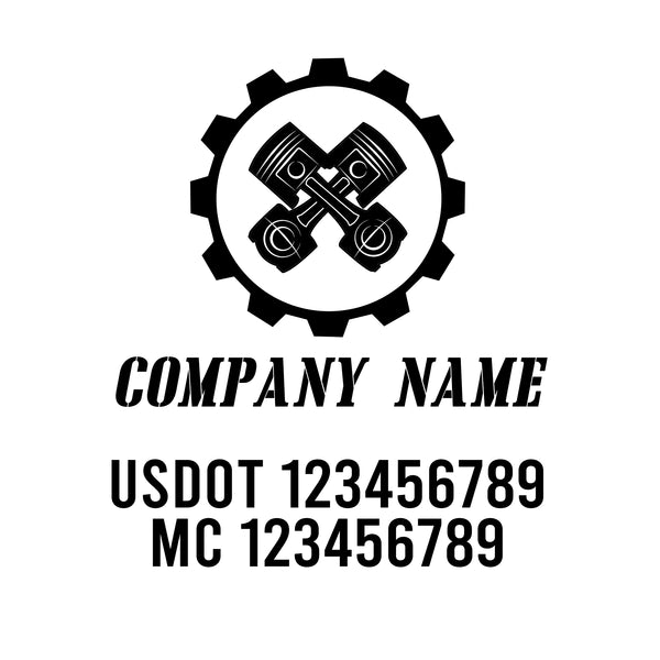 Mechanic USDOT Decals