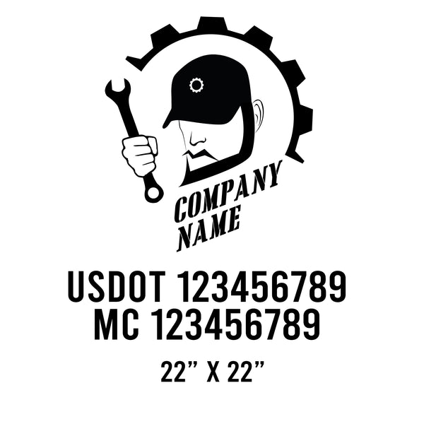 Mechanic USDOT Decals