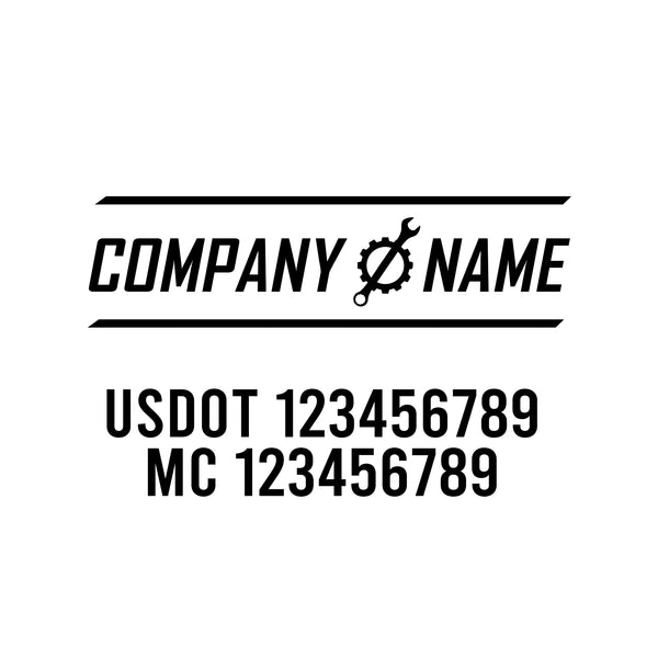 Mechanic USDOT Decals