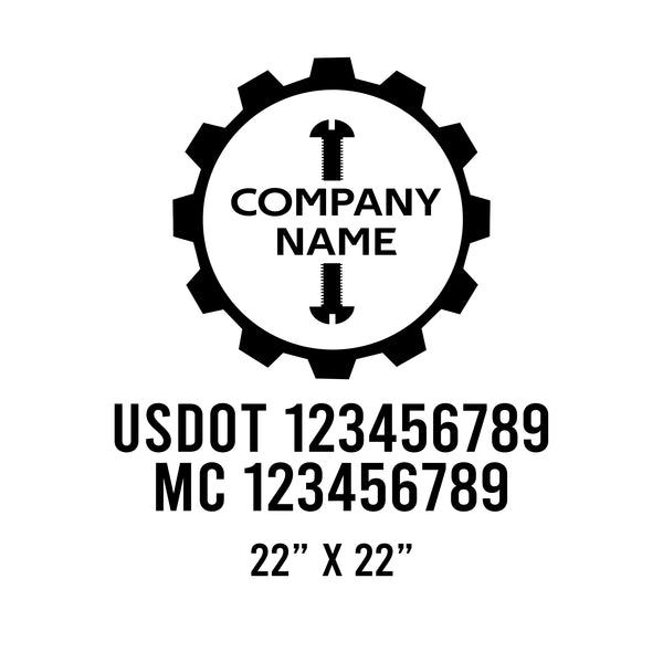 Mechanic USDOT Decals