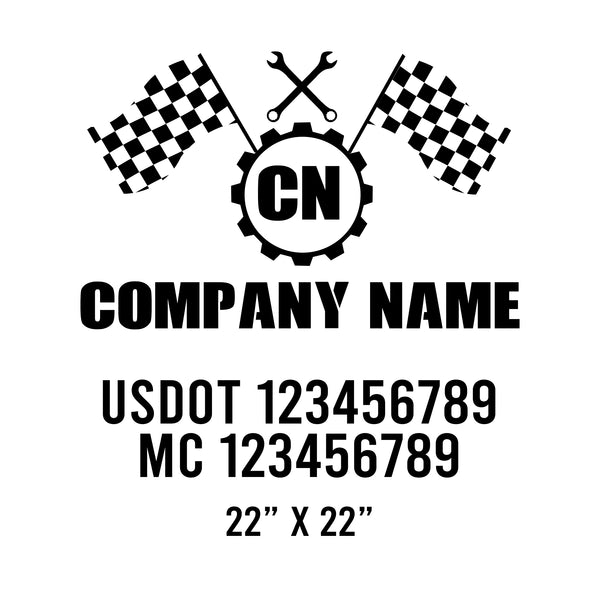 Mechanic USDOT Decals