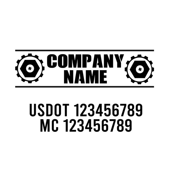 Mechanic USDOT Decals