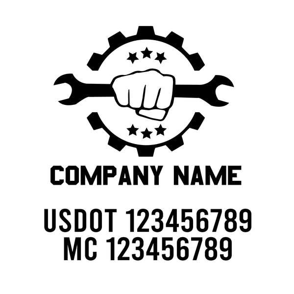 Mechanic USDOT Decals
