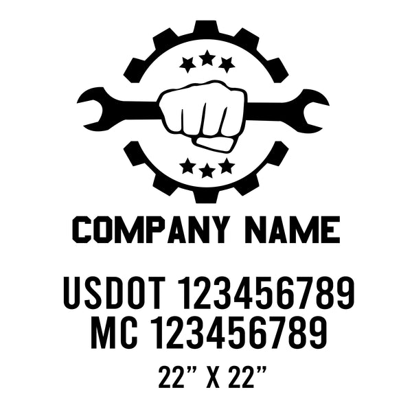 Mechanic USDOT Decals