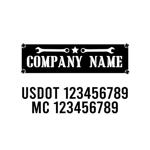 Mechanic USDOT Decals
