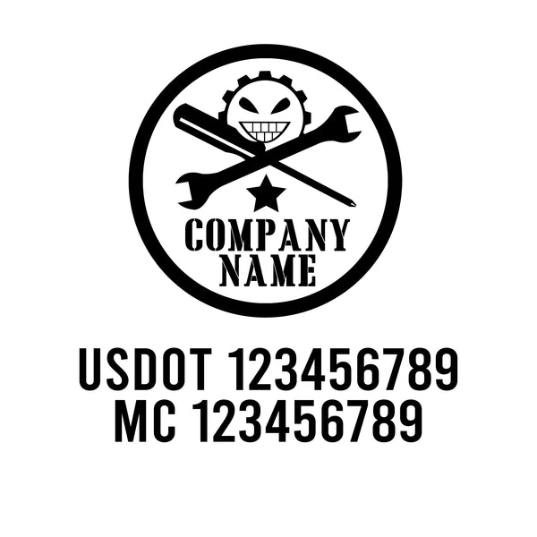 Mechanic USDOT Decals